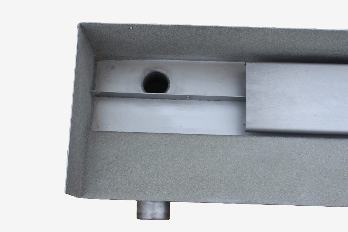 Duschrinne-pro mit schlammfang-grundkörper-art-bis 600cm