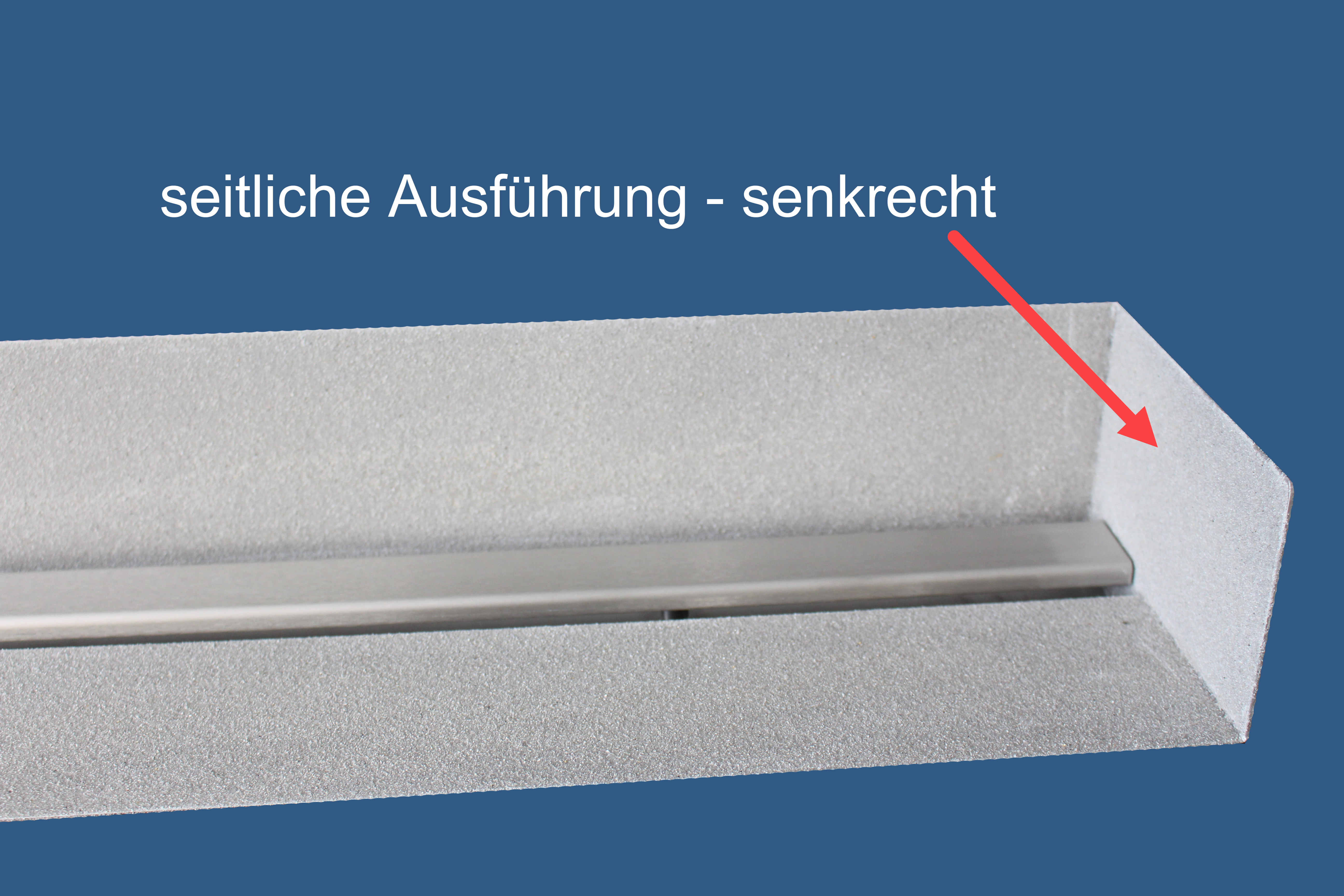 Duschrinne für flächenbündige Wandmontage Wandintegrierte Duschrinne Nahtlos in die Wand eingelassene Duschrinne Wandbündige Ablaufrinne für Duschen Elegant verborgene Duschrinne in die Wände
